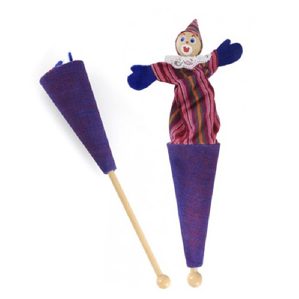 삐에로 팝업 인형 1개(pop-up clown puppet)