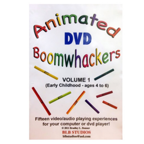 BoomWhacker 붐웨커 DVD Vol.1 Rhythm Band Animated Boomwhackers Vol 1