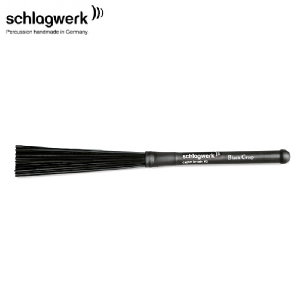 슐락베르크 브러쉬 Schlagwerk - BRC02 Cajon Brush #2 Black Crisp 카혼 브러쉬
