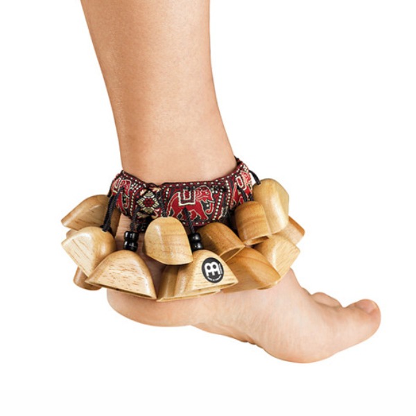 Meinl 발목래틀 (Foot Rattle) Rubber Wood Natural FR1NT